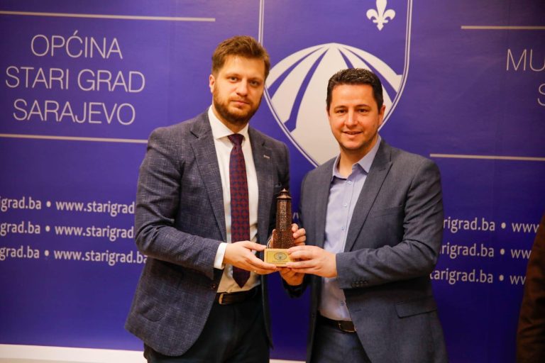 Limani në Sarajvë, takon kryetarin e Komunës Stari Gradit