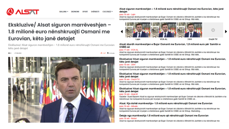 Mediat proqeveritare VMRO-VLEN shpërthejnë ndaj Bujar Osmanit pas sondazhit dhe mbështetjes nga Borrell