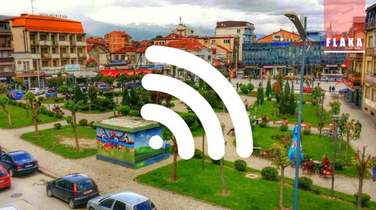 Qyteti i Gostivarit me internet falas në hapësirat publike