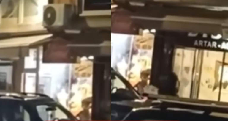 Katër persona të maskuar dhe të armatosur me armë automatike – autorë të grabitjes në Gostivar
