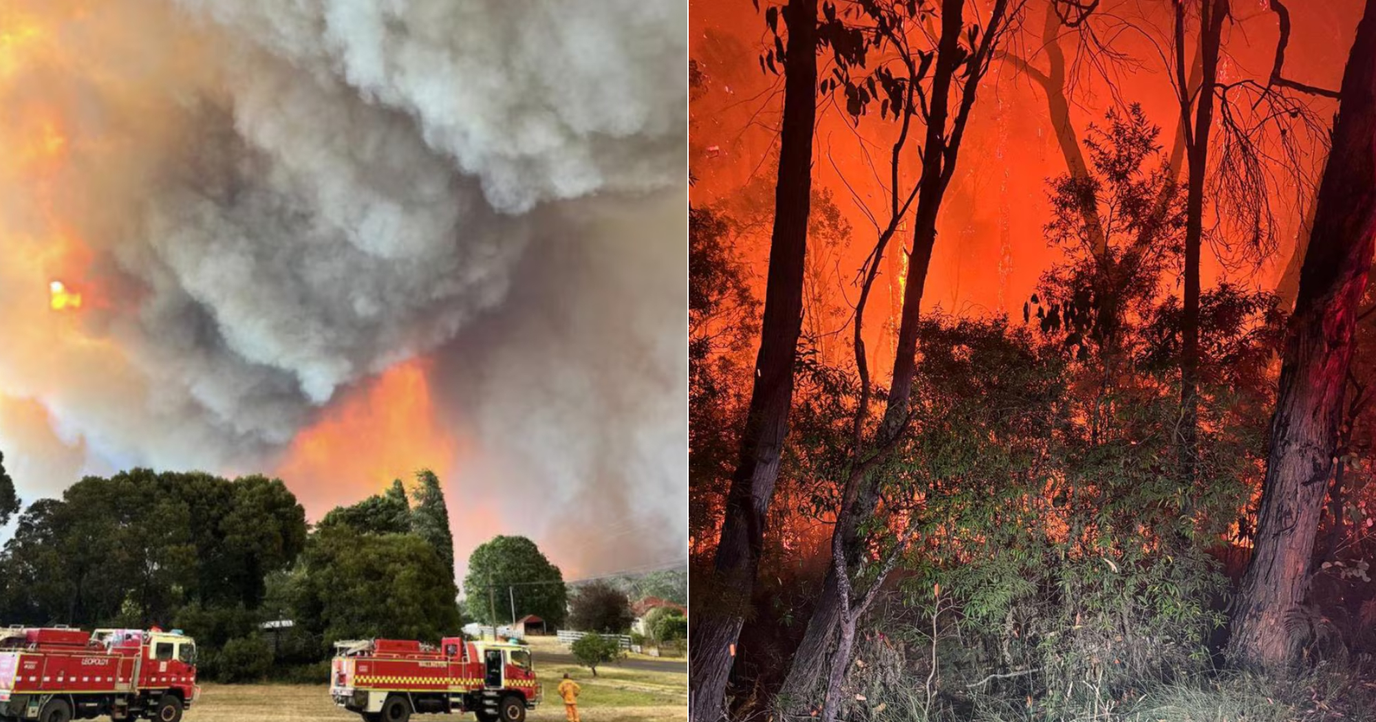Valë rekord të nxehti përfshin Australinë juglindore, shpërthejnë zjarre