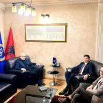 Ali Ahmeti takon ambasadorin e Shqipërisë, Denion Meidani: Fokus te proceset evropiane dhe faktori shqiptar