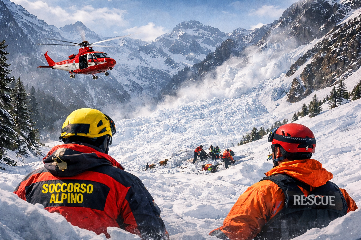 Dy të vdekur pas një orteku në Alpet italiane